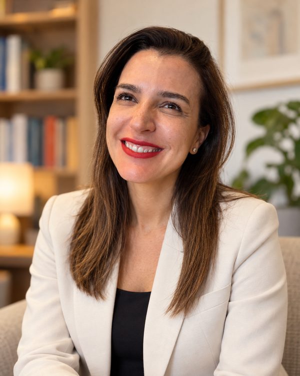 Alicia López de Fez, psicóloga, en su despacho del Centro