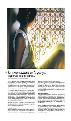 Recorte de prensa: Aprender a mejorar la comunicación en la pareja